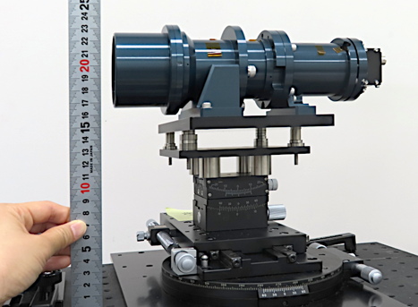 Space telescope for surveillance of the surroundings